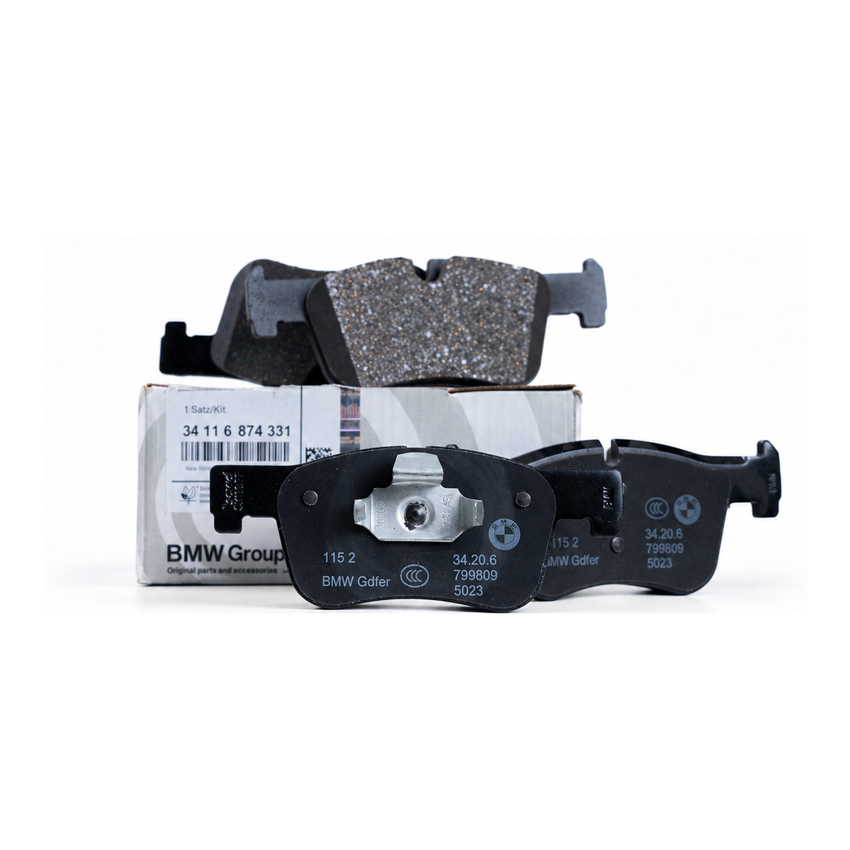 BMW Brake Pads 34116874331 – 1 Series / 2 Series / 3 Series / 4 Series