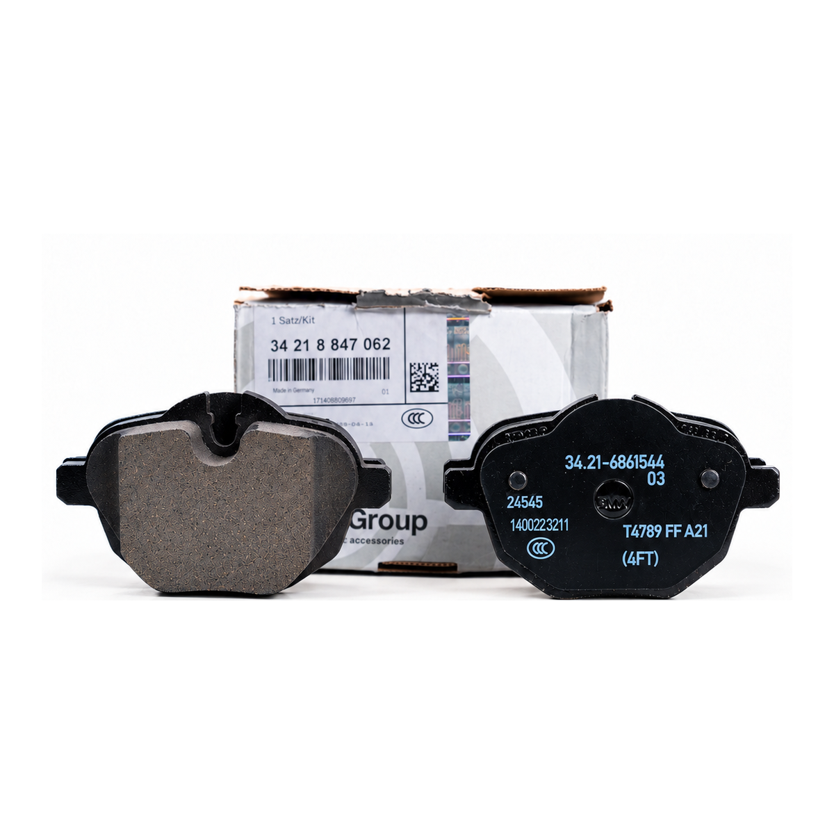 BMW Brake Pads 34218847062 – 5 Series (F10 / F11) / X3 (F25)